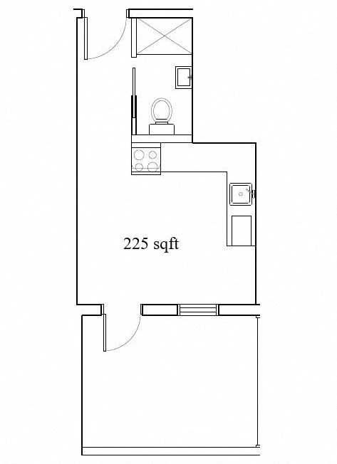 a floor plan of a small house